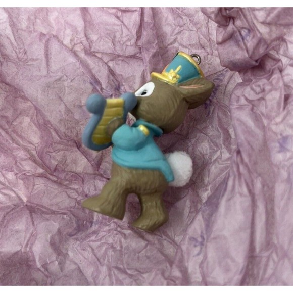 Vtg 1993 Hallmark Keepsake Ornament Easter Parade Bunny Band Instrument Series 2 - Picture 8 of 8